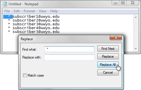 Mailman List Administrator Authentication browser window