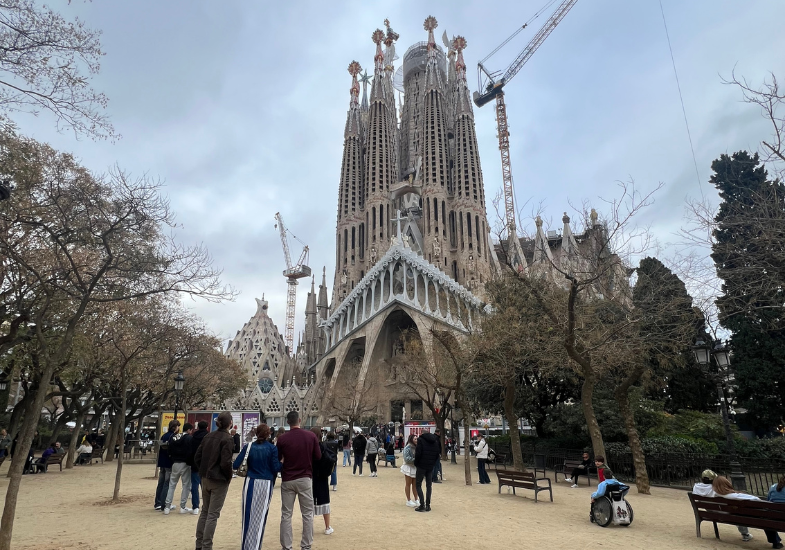 Sam in Barcelona on exchange