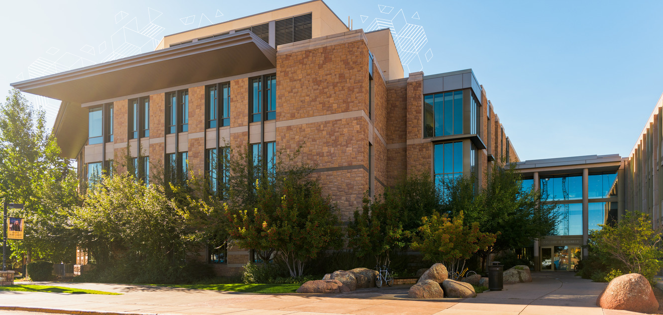 exterior of the College of Business