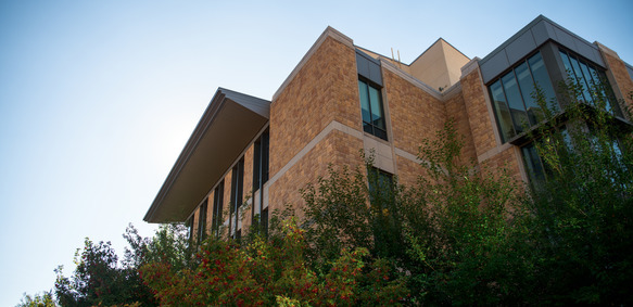 exterior of the college of business