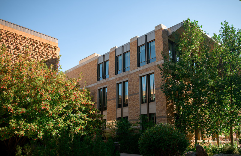 exterior of the college of business
