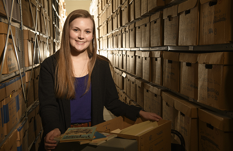 family and consumer sciences graduate masters student doing research in our document archive