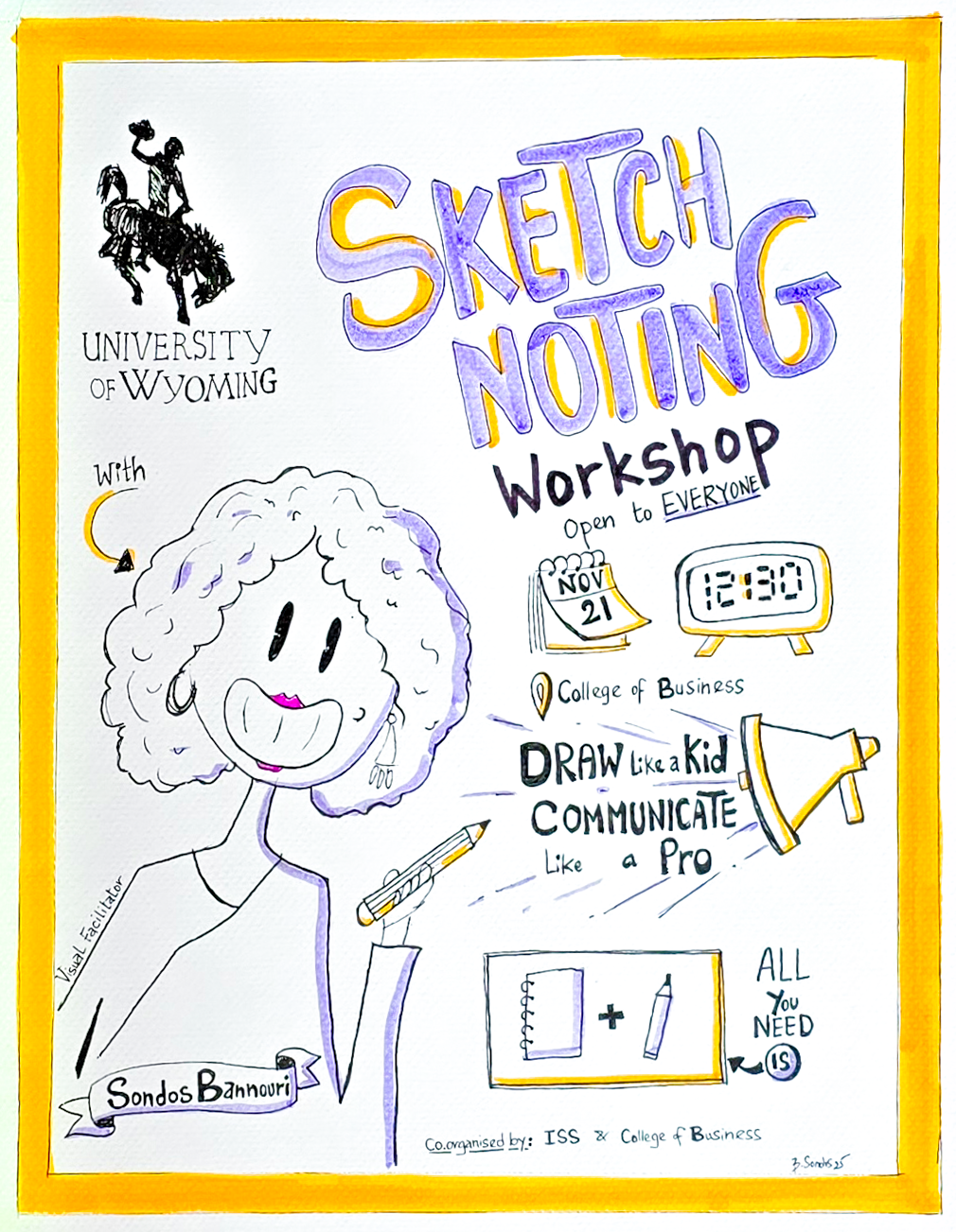 Visual Facilitation Workshop flyer