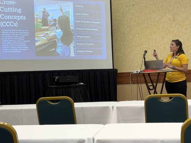 Jessie presenting at TeacherCON25 Jessie presenting at TeacherCON25