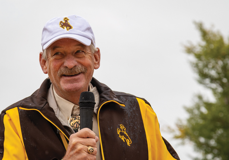 man holding a microphone