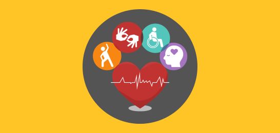 Disability and health logo
